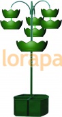 ЛИАНА 3.2 с тумбой в основании, ЦС-04 K, цветочница вертикального озеленения 