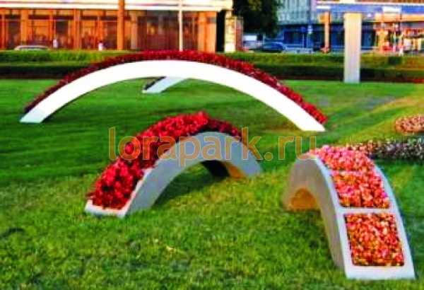 Арка МИНИ, цветочная конструкция в виде дуги от производителя: завод городской уличной мебели Lora-Park