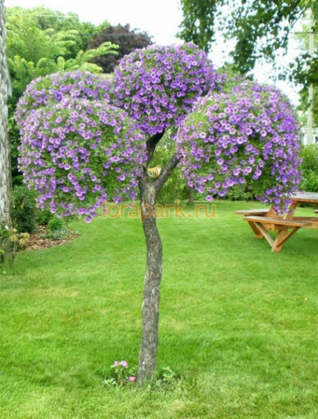 РЯБИНКА, цветочница вертикальная с имитацией коры дерева с термо-чашами д.50см