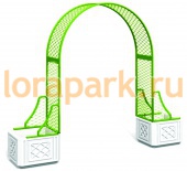 Пергола А1 с бетонными цветочницами, пергола, арка для вертикального озеленения 