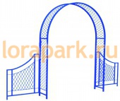 Пергола А2 с ограждениями, арка для вертикального озеленения 