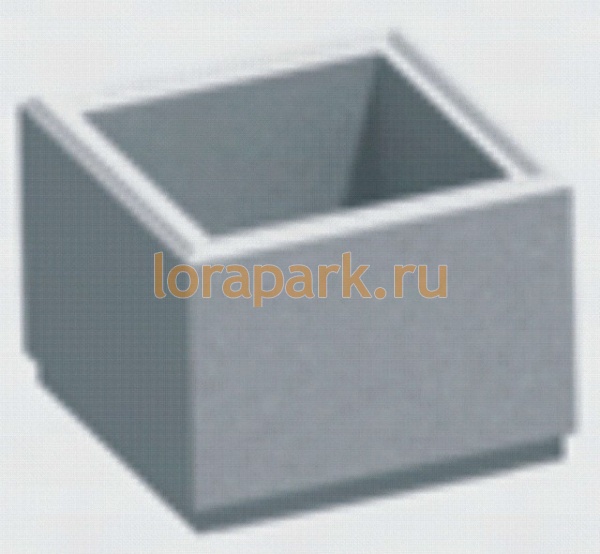 ЦД 1 цветочница бетонная от производителя: завод городской уличной мебели Lora-Park