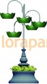 АМПИР Лиана 5.1, конструкция, цветочница вертикального озеленения с термо-чашами