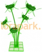 КРОКУС 5.2 (без листьев, с лепесками), цветочница вертикального озеленения с термо чашами