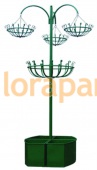 ЛИАНА 3.0 без кашпо с тумбой в основании, ЦС-04, цветочница вертикального озеленения 