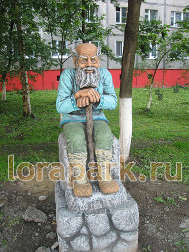 СТАРИК, скульптура от производителя: завод городской уличной мебели Lora-Park