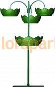 ЛИАНА 3.1 с крестовиной в основании, ЦС-04 K, цветочница вертикального озеленения 