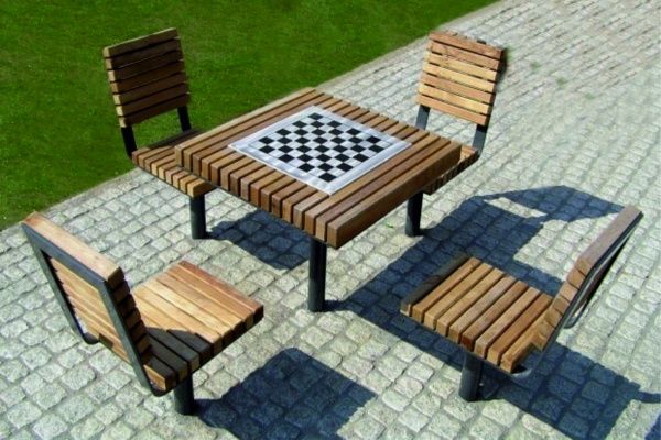 АГРО Спорт 4, комплект шахматный на 4 игрока от производителя: завод городской уличной мебели Lora-Park