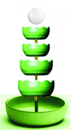 Елочка Жемчужина 5 ярусов, пирамида цветочная со световым шаром  от производителя: завод городской уличной мебели Lora-Park