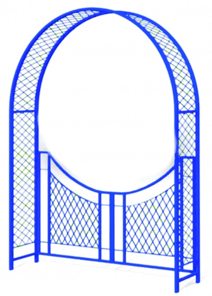 Пергола А2 с воротами, арка для вертикального озеленения  от производителя: завод городской уличной мебели Lora-Park