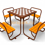 ШАХМАТНЫЕ КОМПЛЕКТЫ: столы и стулья от производителя: завод городской уличной мебели Lora-Park