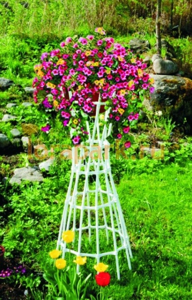 КОМЕТА, колонная цветочная с термочашами от производителя: завод городской уличной мебели Lora-Park